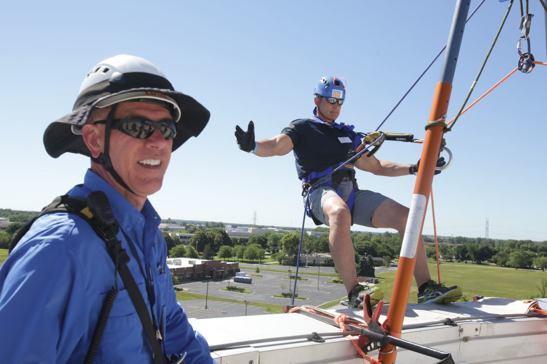 Lake Area United Way Rappelling